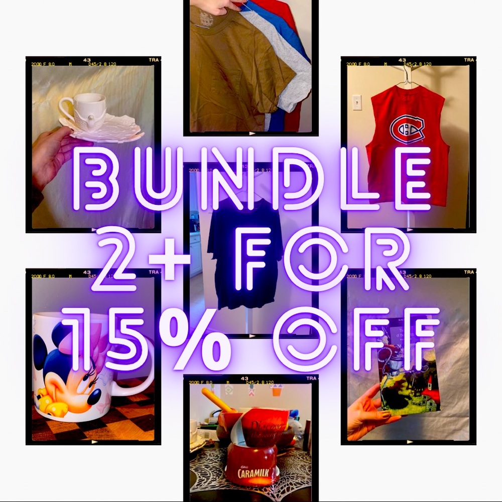 SALE!🚨. Bundle 2+ items in my shops and receive 15% off!